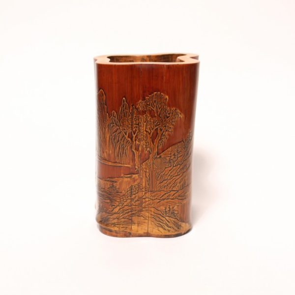 A bamboo 'Liuqing' brush pot