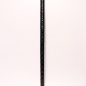 A black lacquered bamboo flute
