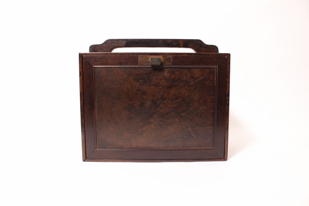 A rectangular 'Zitan' medicine chest