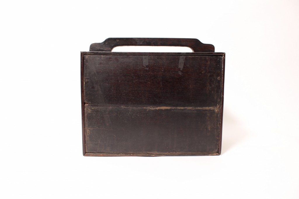 A rectangular 'Zitan' medicine chest