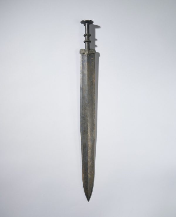 An inscribed bronze sword, the Son of Yue Wang Goujian (early Warring States Period, 4th century B.C.)